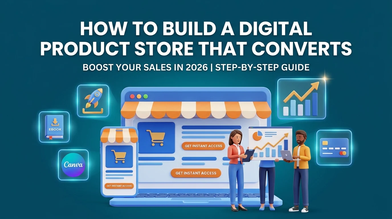 how to build a digital product store that converts