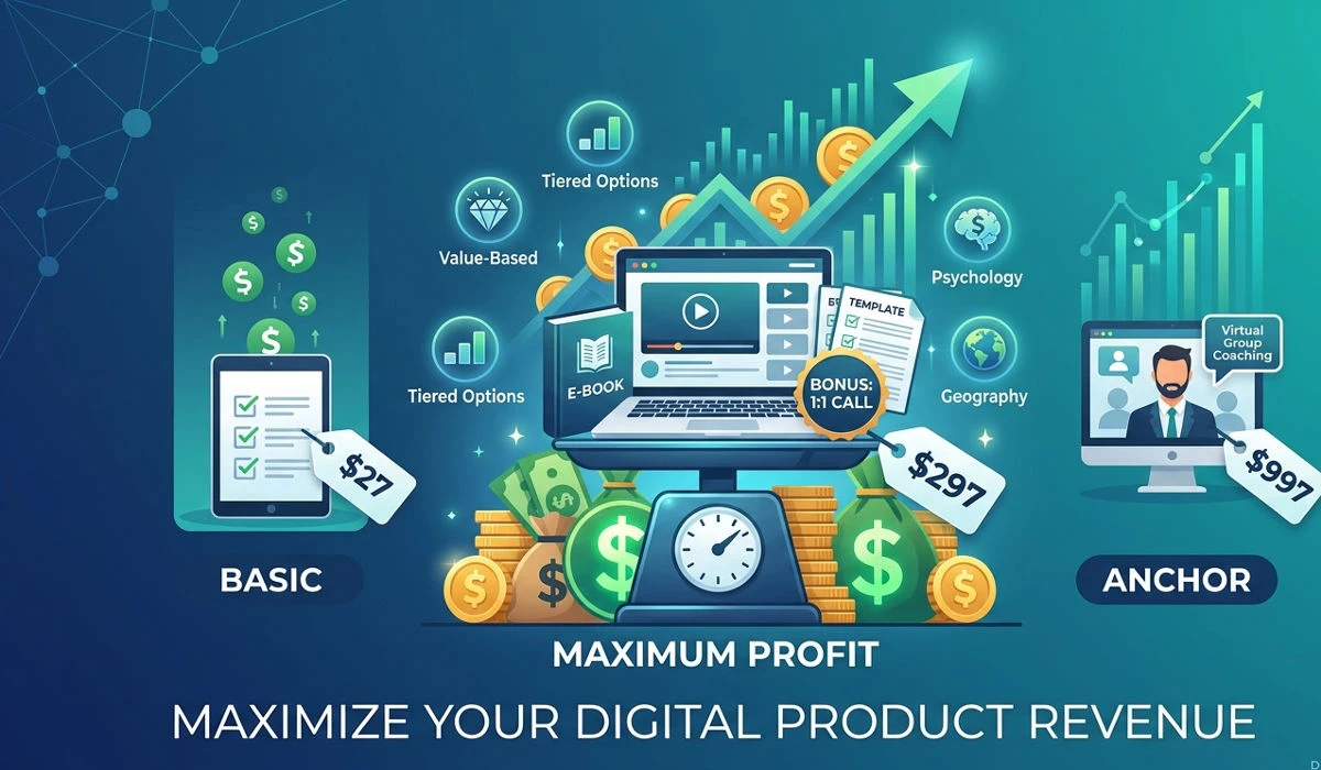 how to price digital products for maximum profit