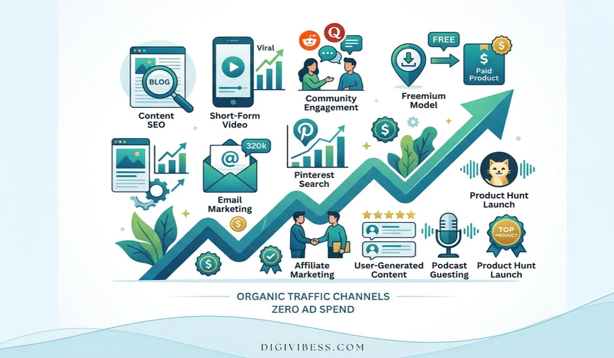 promote digital products without paid ads