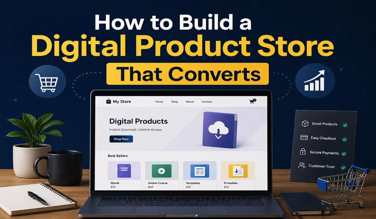 how to build a digital product store that converts